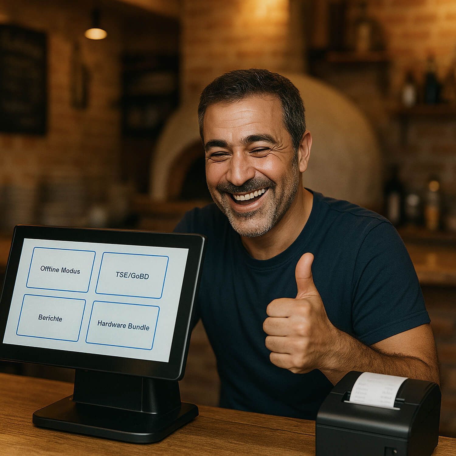 Bestes Kassensystem für Gastro, Imbiss, Pizzeria Synori
